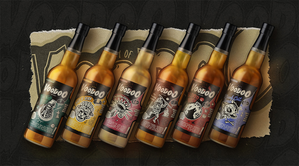 Whisky of Voodoo: Black Cat Bone / 12Jahre Brave New Spirits (Benrinnes) / 54,1% 0,7l Speysinde Single Malt