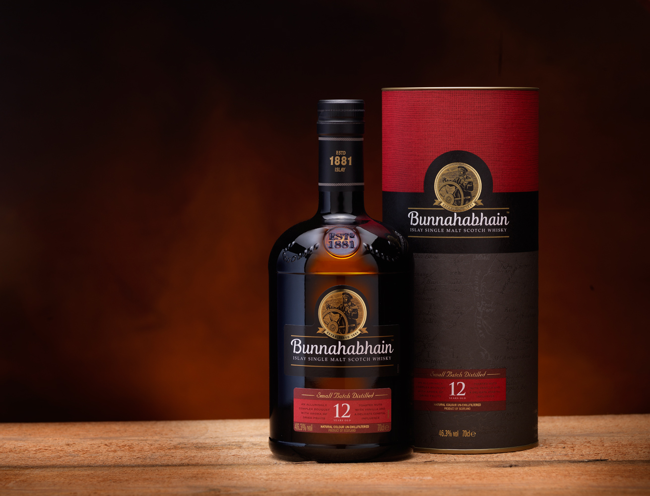 Bunnahabhain 12 Jahre / Small Batch Distilled / 46,3% 0,7l / Islay Single Malt 