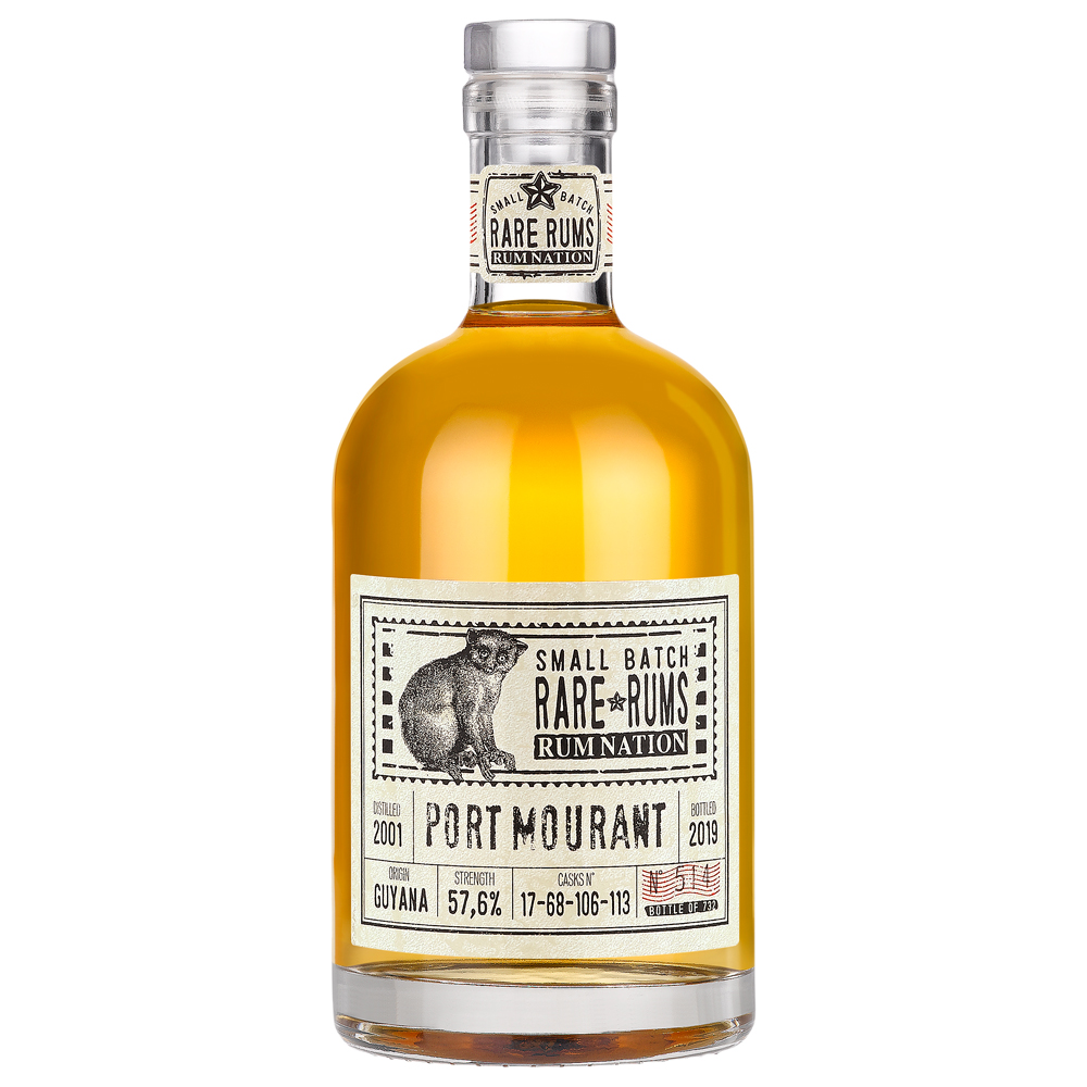 Rum Nation Rare Rum Port Mourant 18 Jahre (2001-2019) 57,6% 0,7 ltr.