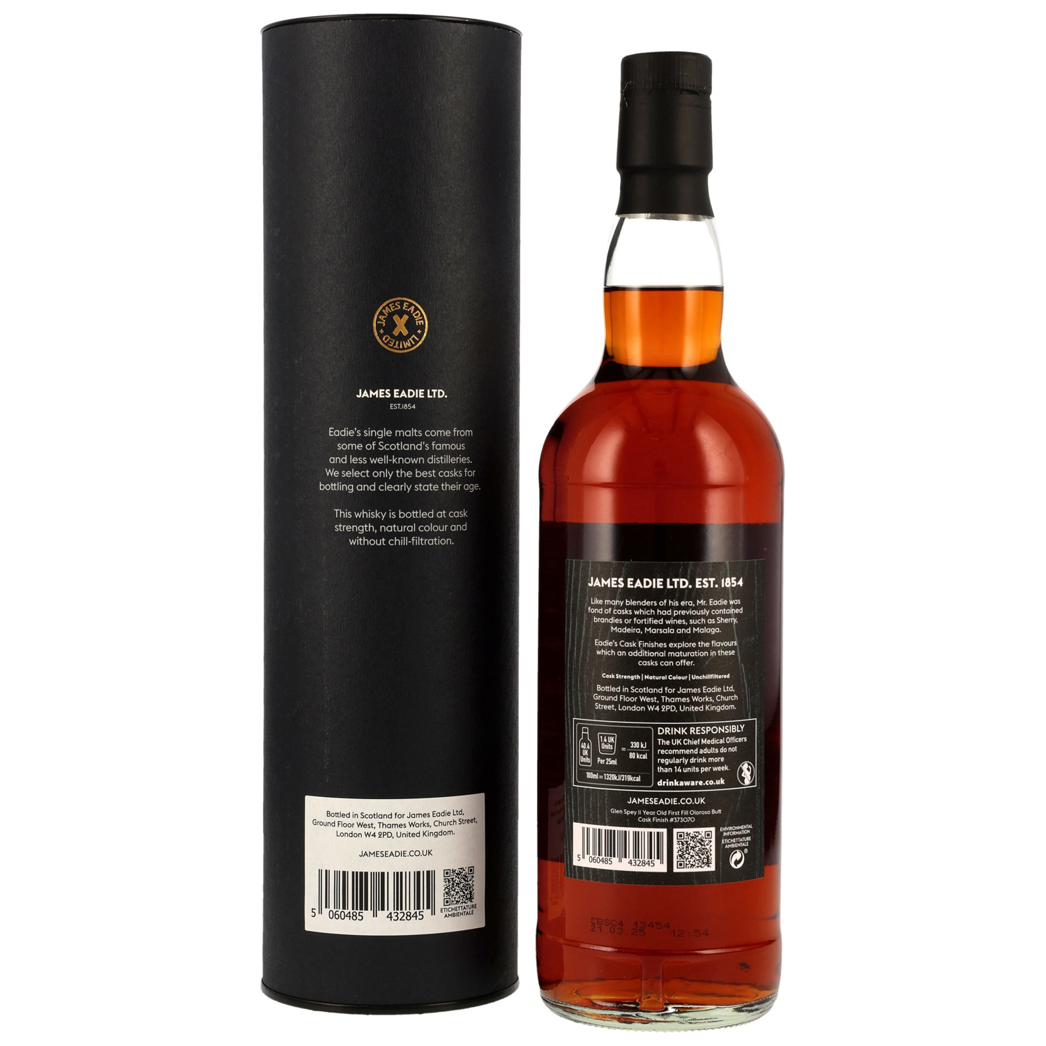 Glen Spey 11 Jahre 2013-2025 / Oloroso Butt #373070 James Eadie / 57,7% 0,7l 