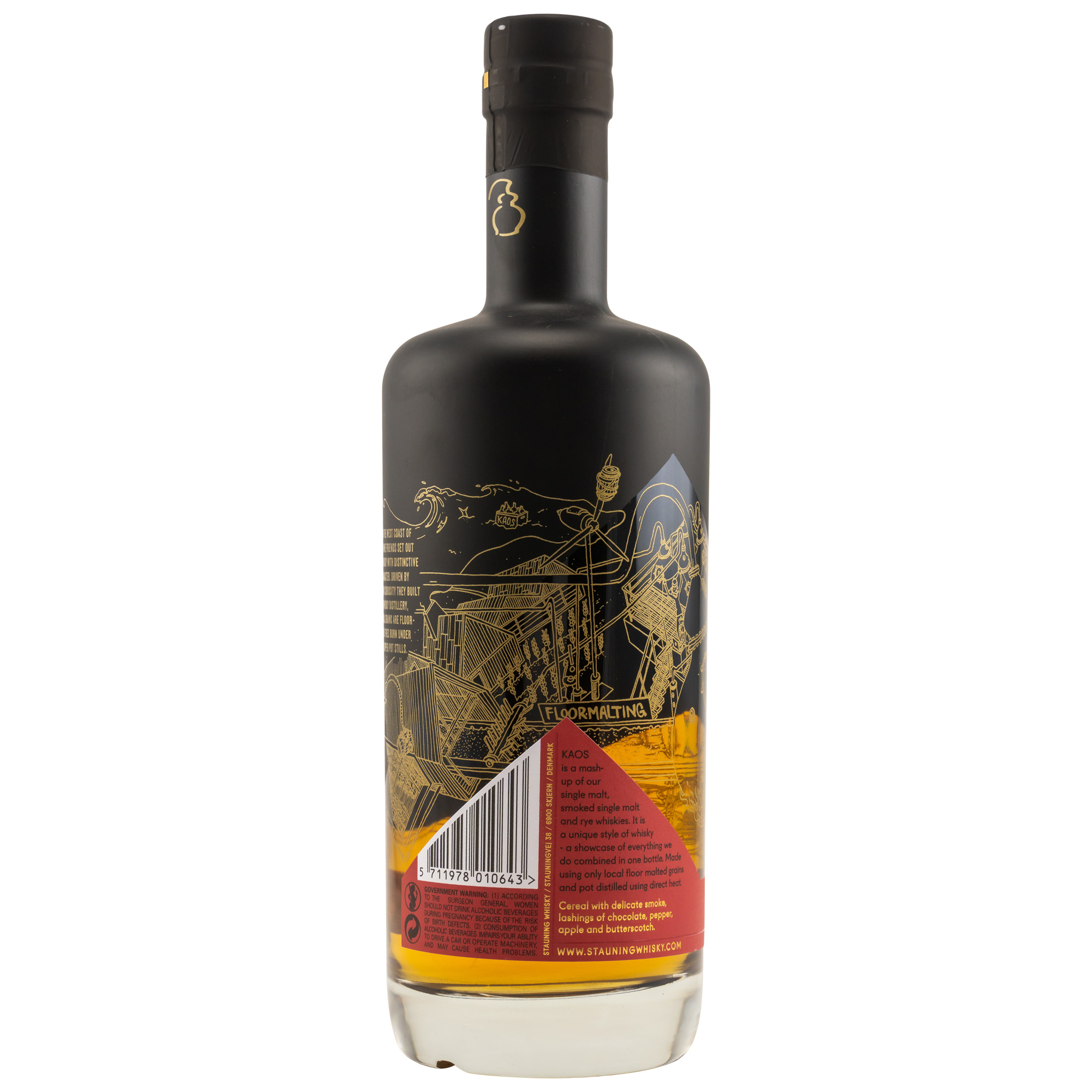 Stauning KAOS Danish Whisky / 46% Vol. 0,7 ltr. Danish Whisky