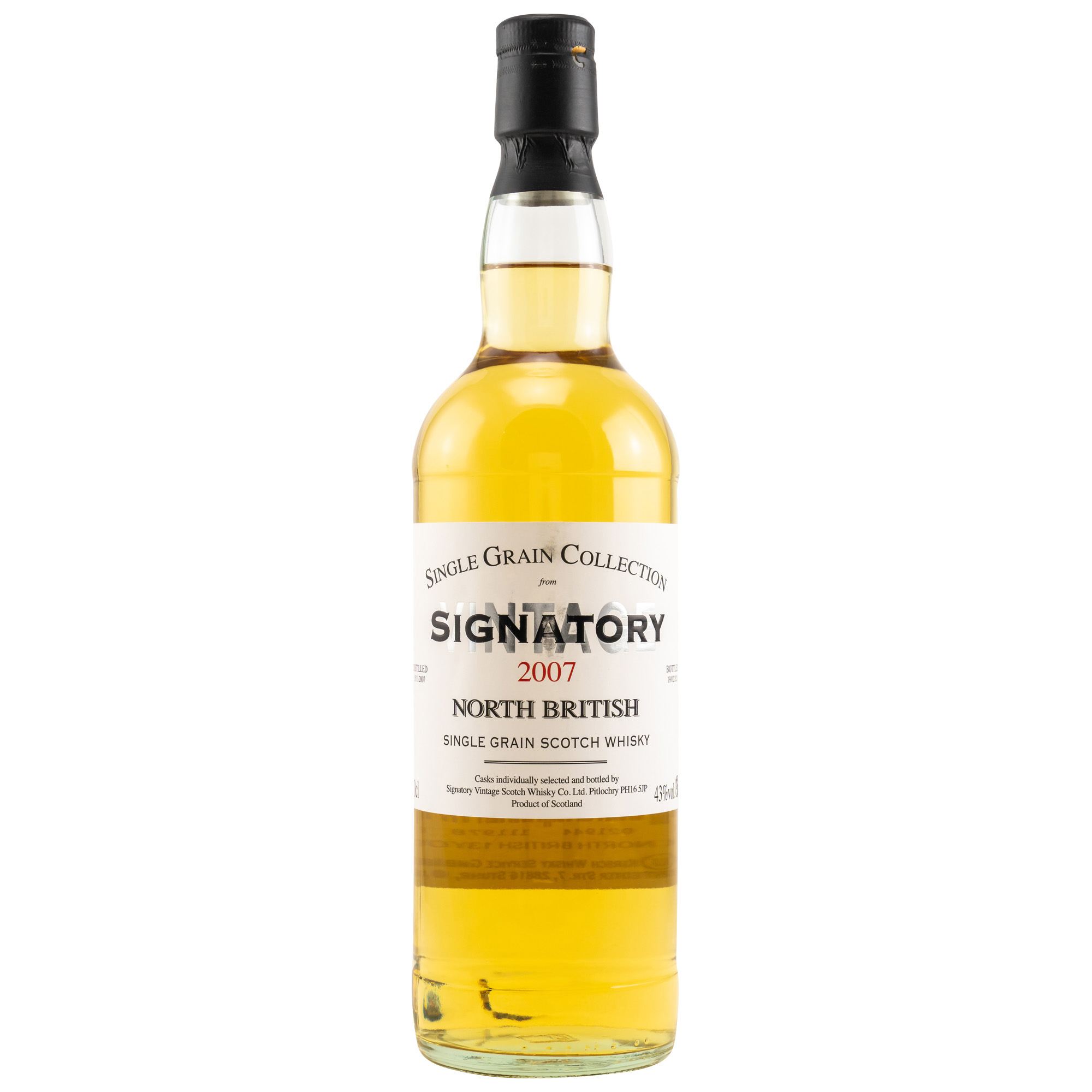 Port Dundas 13 Jahre (2006-2020) Single Grain Whisky, 43% 0,7 ltr. Signatory Vintage