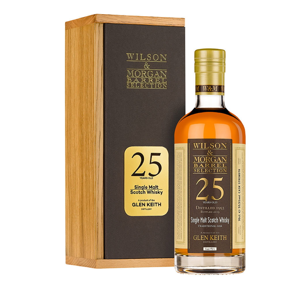 Glen Keith Whisky / 25 Jahre (1993-2019) / 55,5% 0,7. / limitiert / Wilson Morgan