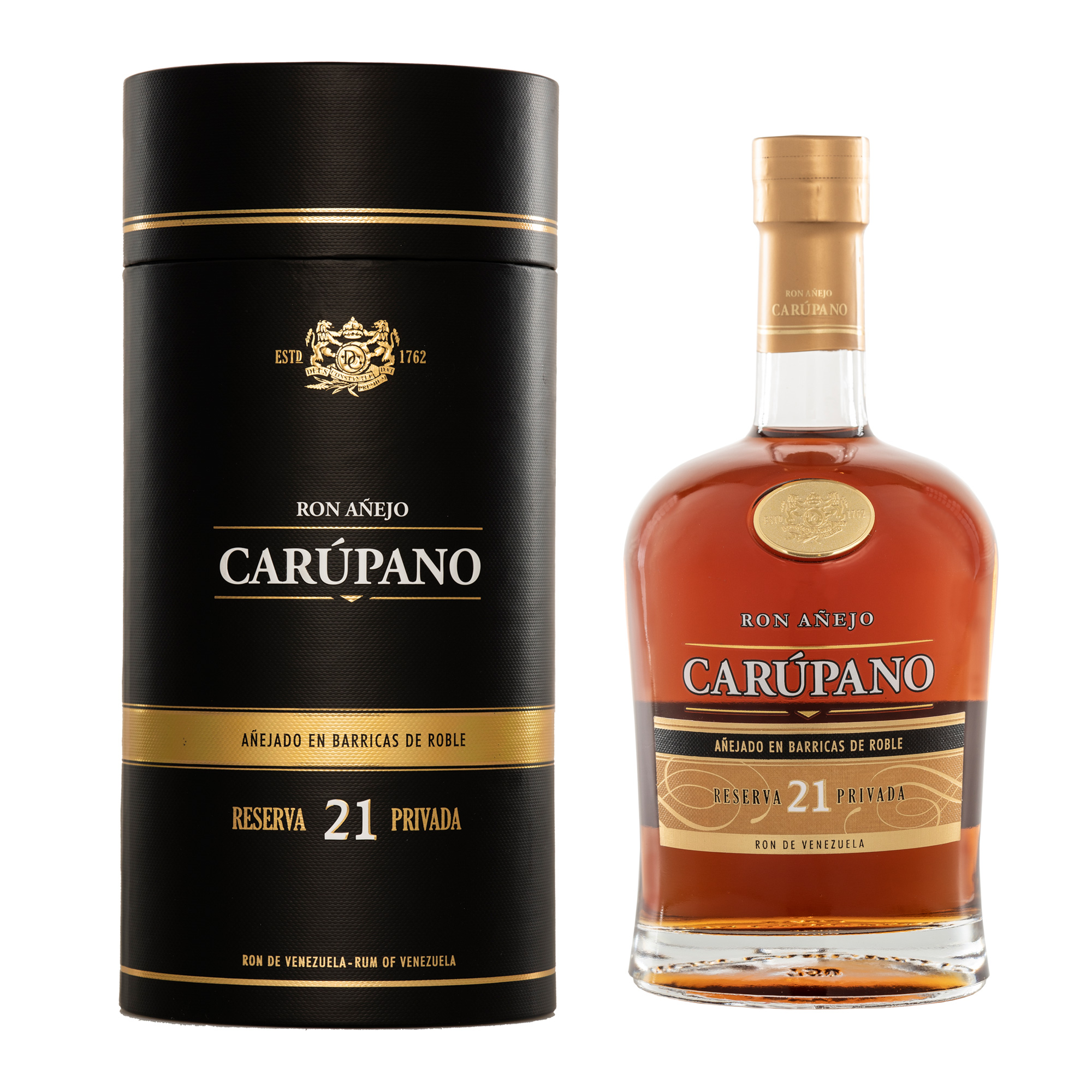 Ron Carupano Reserva 21 Jahre Privada 40% Vol. 0,7 ltr. Rum aus Venezuela