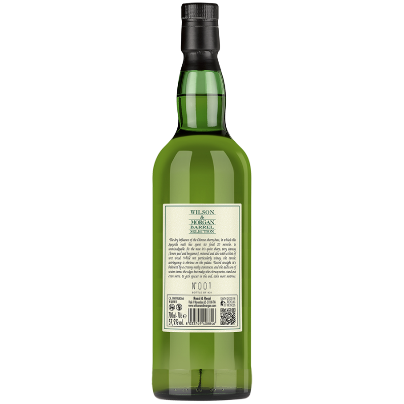 Benrinnes 14 Jahre (2007-21) Sherry Finish Oloroso, 57,9% 0,7 ltr. Scotch Whisky Wilson & Morgan