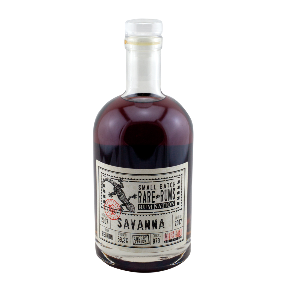 Rum Nation Rare Rum Savanna (2007-2017) Sherry Finish Cask979, 59,3% 0,7 ltr.