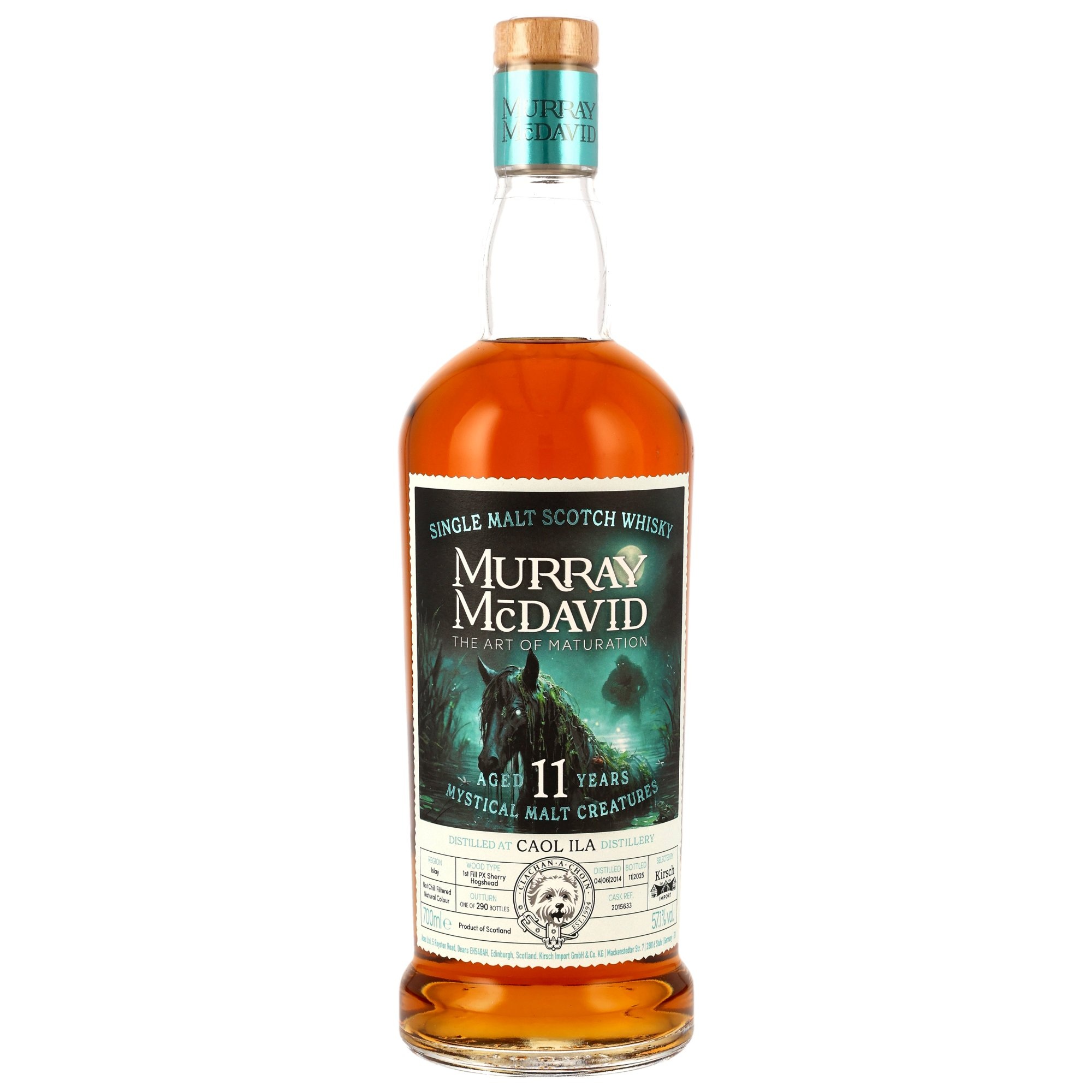 Caol Ila 11 Jahre (2014-2025) PX Sherry Cask / Mystical Malt Creatures (Murray McDavid) / 57,1% Vol. 0,7l 