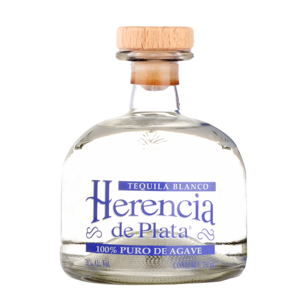Tequila Miniaturen 4er Set: Herencia de Plata Blanco, Reposado, Anejo & Kaffee Likör 0,05 ltr.