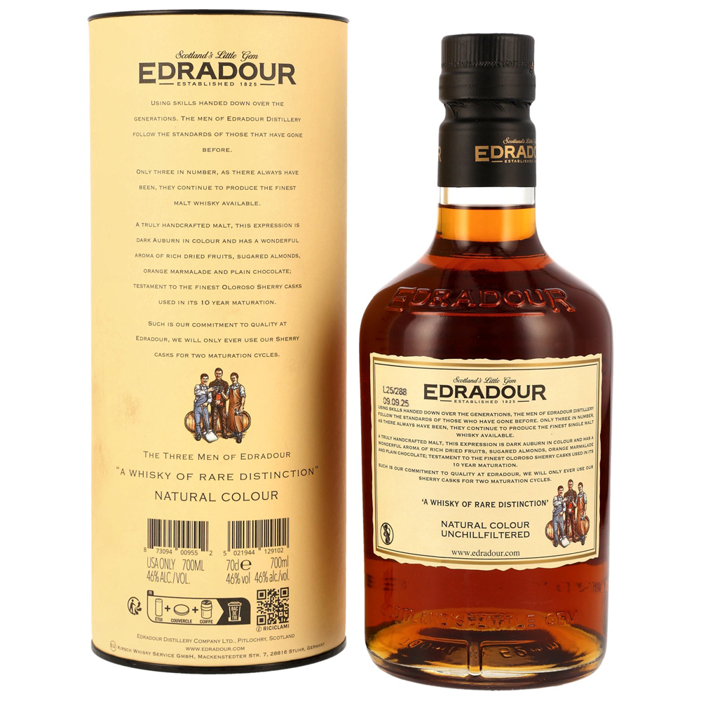 Edradour 10 Jahre / Edition 200 Years / 46% 0,7l