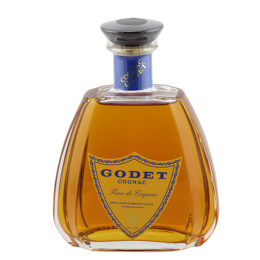 Godet Fine de Cognac 12 Jahre, 40% Vol. 0,7 ltr. im Geschenkpack