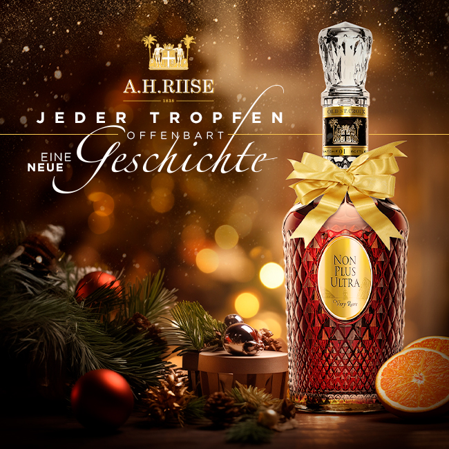 A.H. Riise Non Plus Ultra Very Rare Rum / 42% Vol. 0,7 ltr. / Geschenkpack