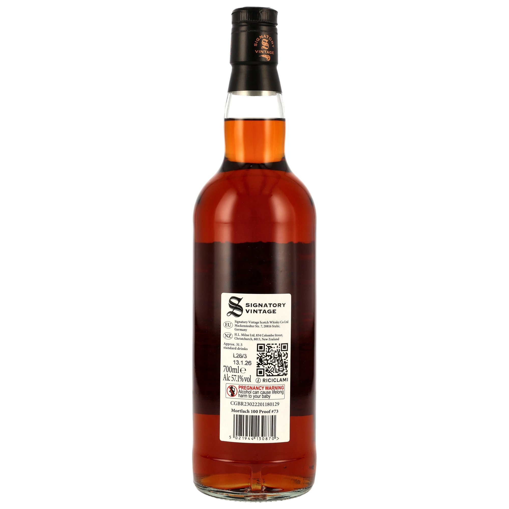 Mortlach 2014-2026 / 11 Jahre Signatory 100Proof Edition #73 / 57,1% 0,7l 