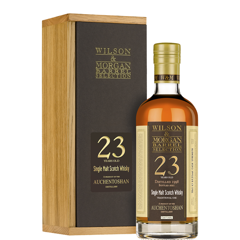Auchentoshan 23 Jahre (1998-21) Traditional Oak, 61,3% 0,7 ltr. Special Release Wilson Morgan