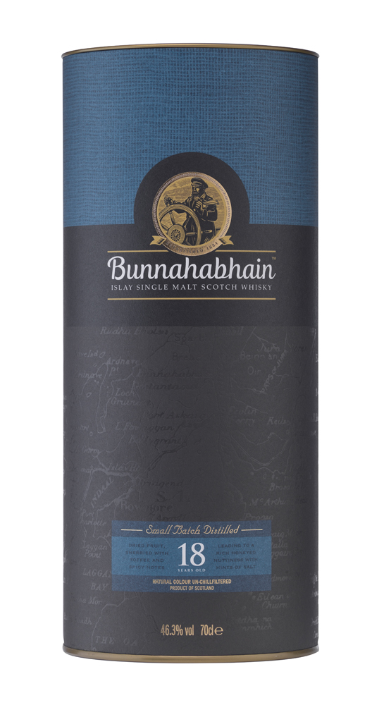 Bunnahabhain 18 Jahre / Small Batch Distilled / 46,3% 0,7l / Islay Single Malt  
