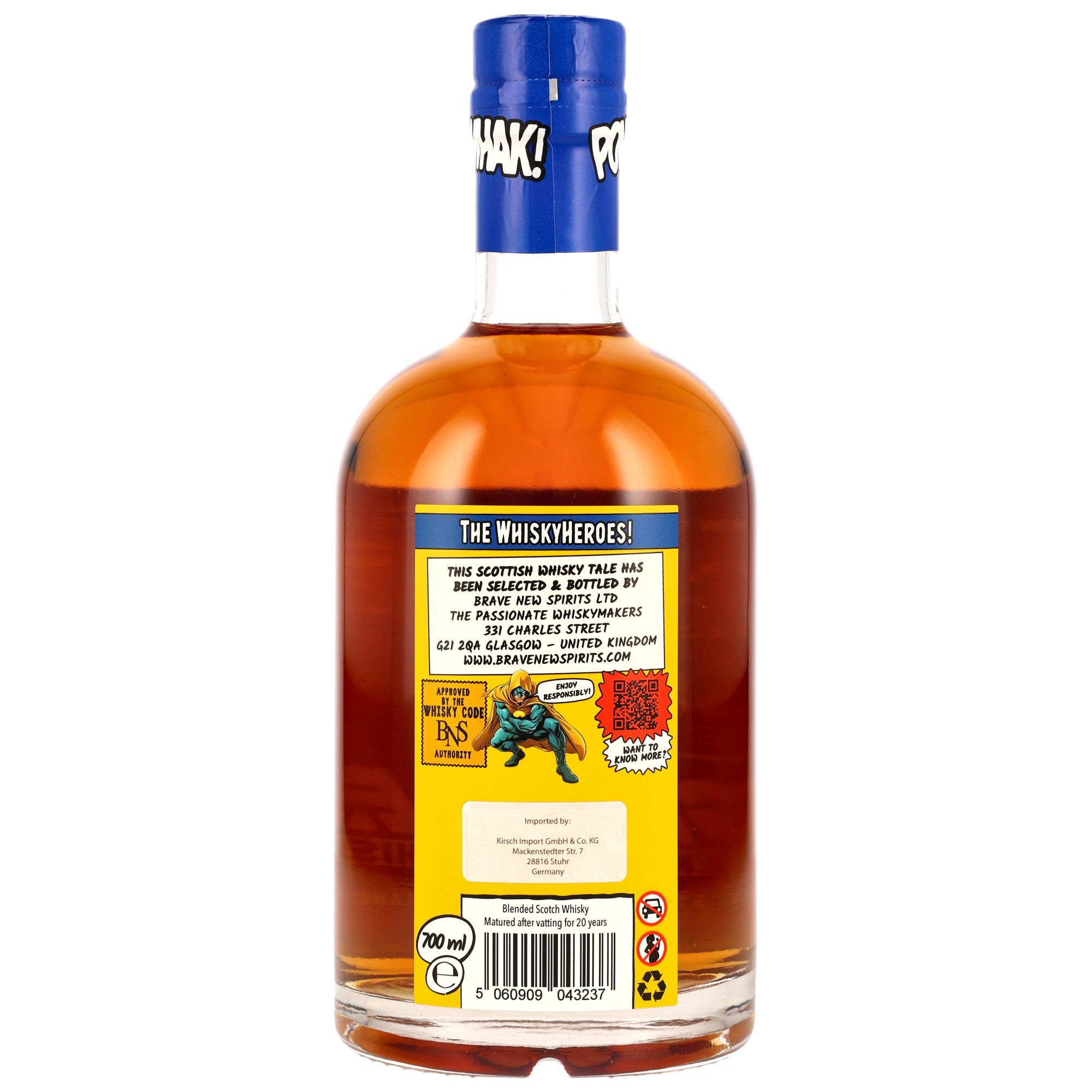 Blend Scotch Whisky 20 Jahre / Enigma of the Elite / Brave New Spirits / 44,7% 0,7l / Whisky Heroes 