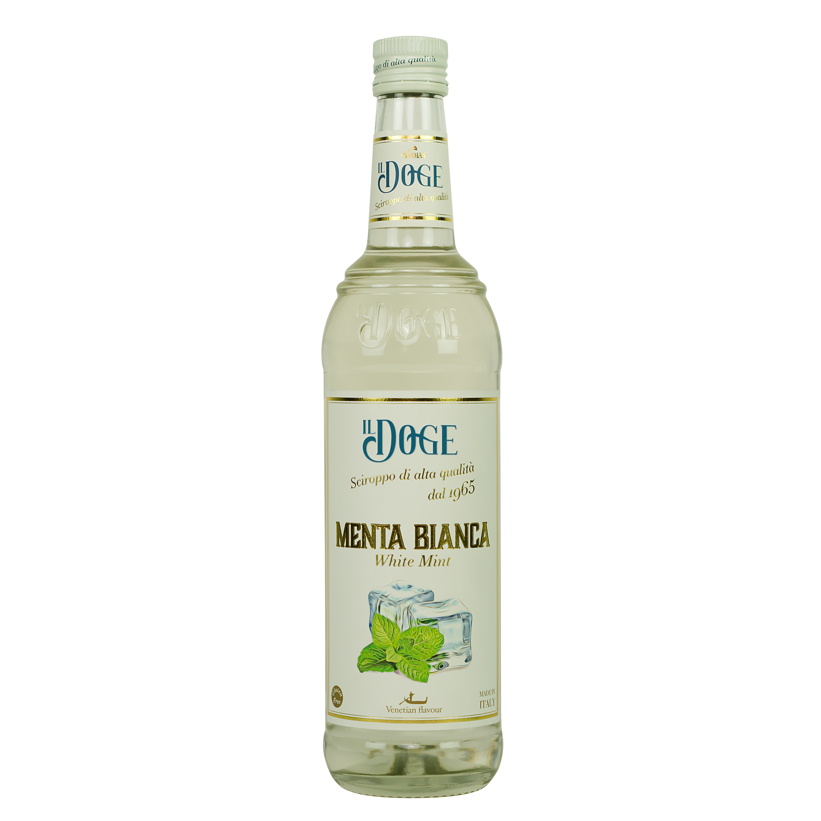Il Doge Sirup Weiße Minze / 0,7 ltr. Alkoholfrei / für Bar & Küche