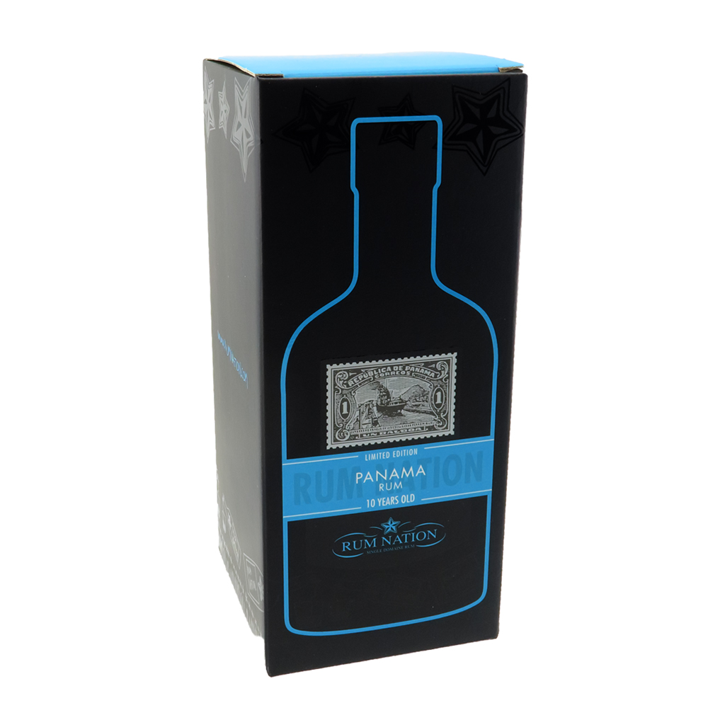 Rum Nation Panama 10 Jahre / Years 40% Vol. 0,7l in Geschenkpackung