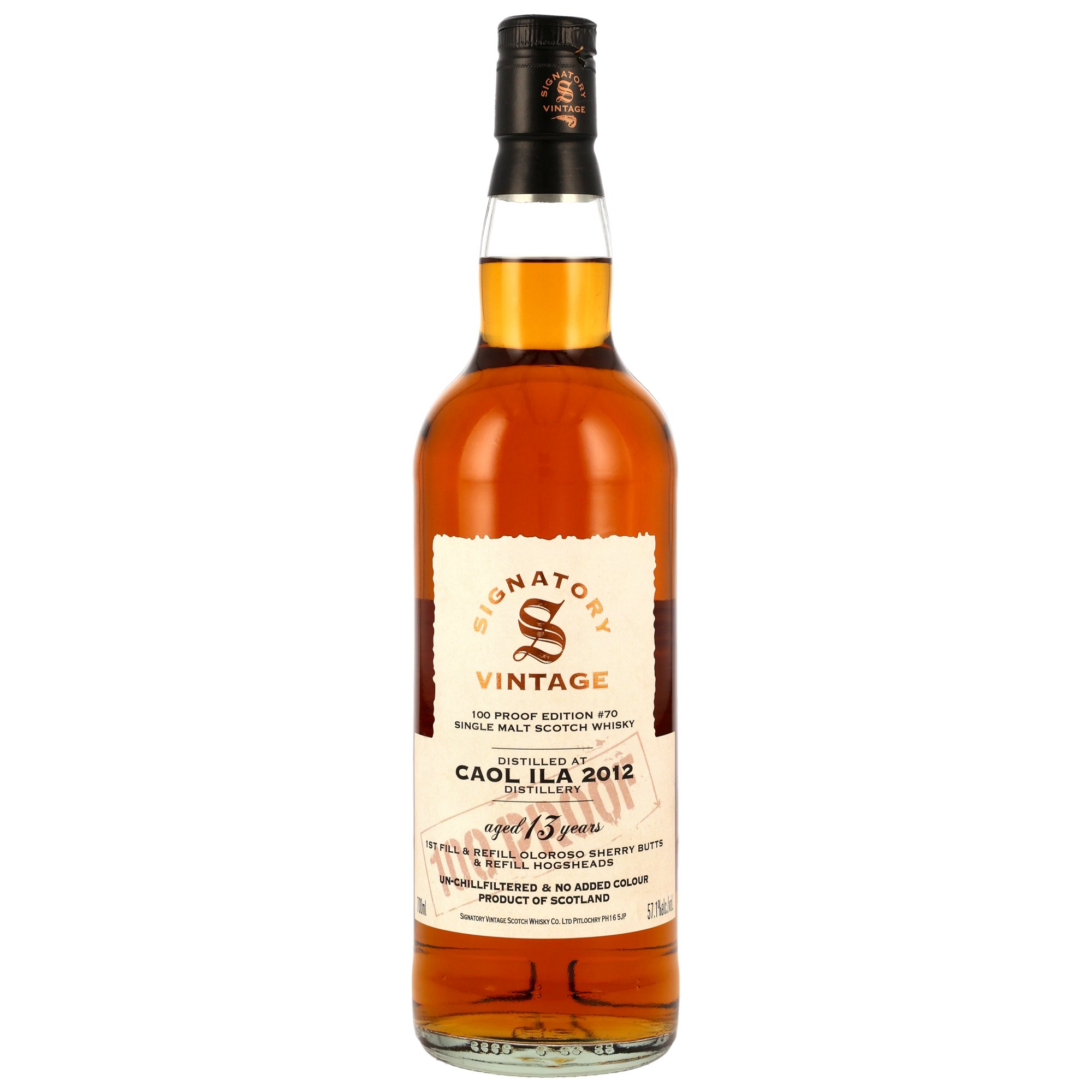 Caol Ila 2012-2026 / 13 Jahre Signatory 100Proof Edition #70 / 57,1% 0,7l 