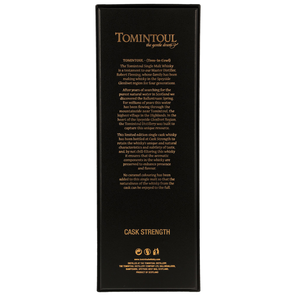 Tomintoul 12 Jahre (2013-25) Bourbon Barrel #4328 Single Cask / 59,6% 0,7l  / Premiumbox
