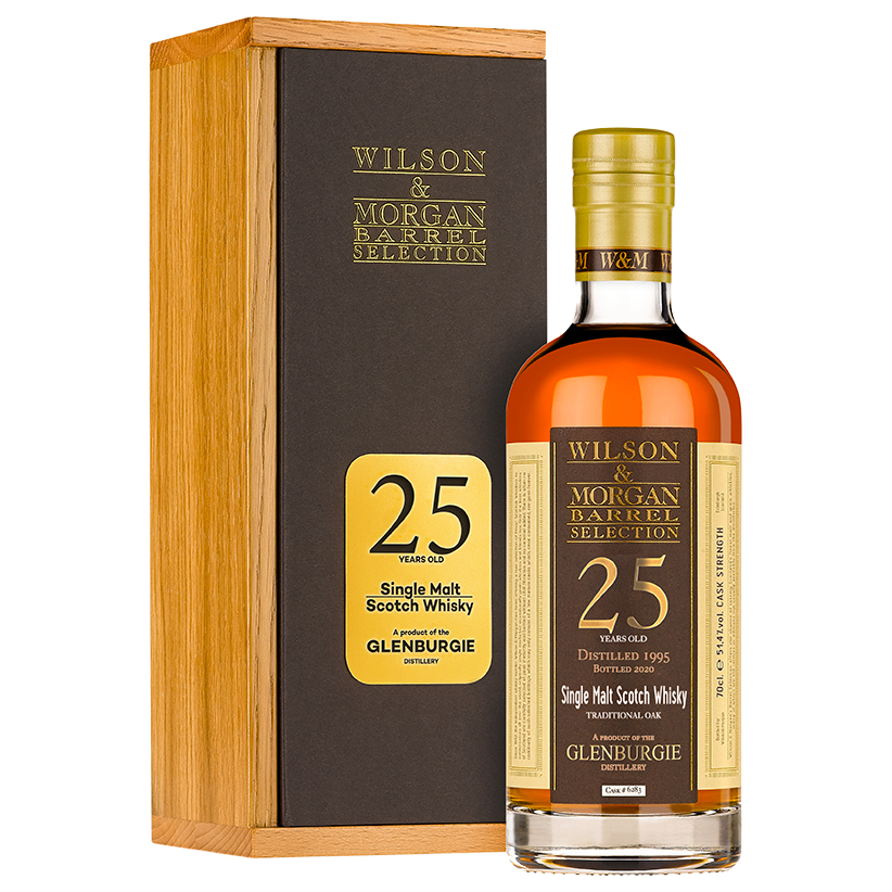 Glenburgie Whisky 25 Jahre (1995-2020) Traditional Oak, 51,4% 0,7 ltr. Wilson Morgan