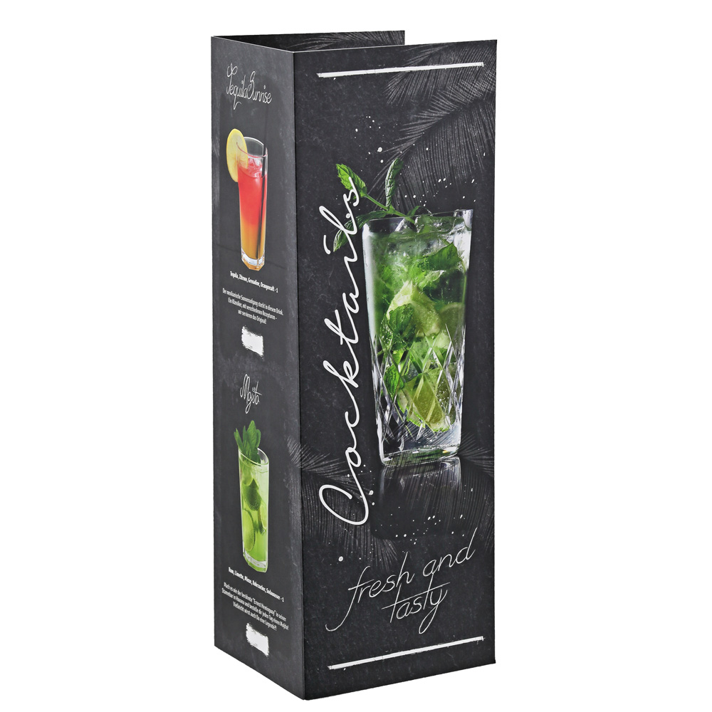 Cocktailkarte mit 9 Sorten
