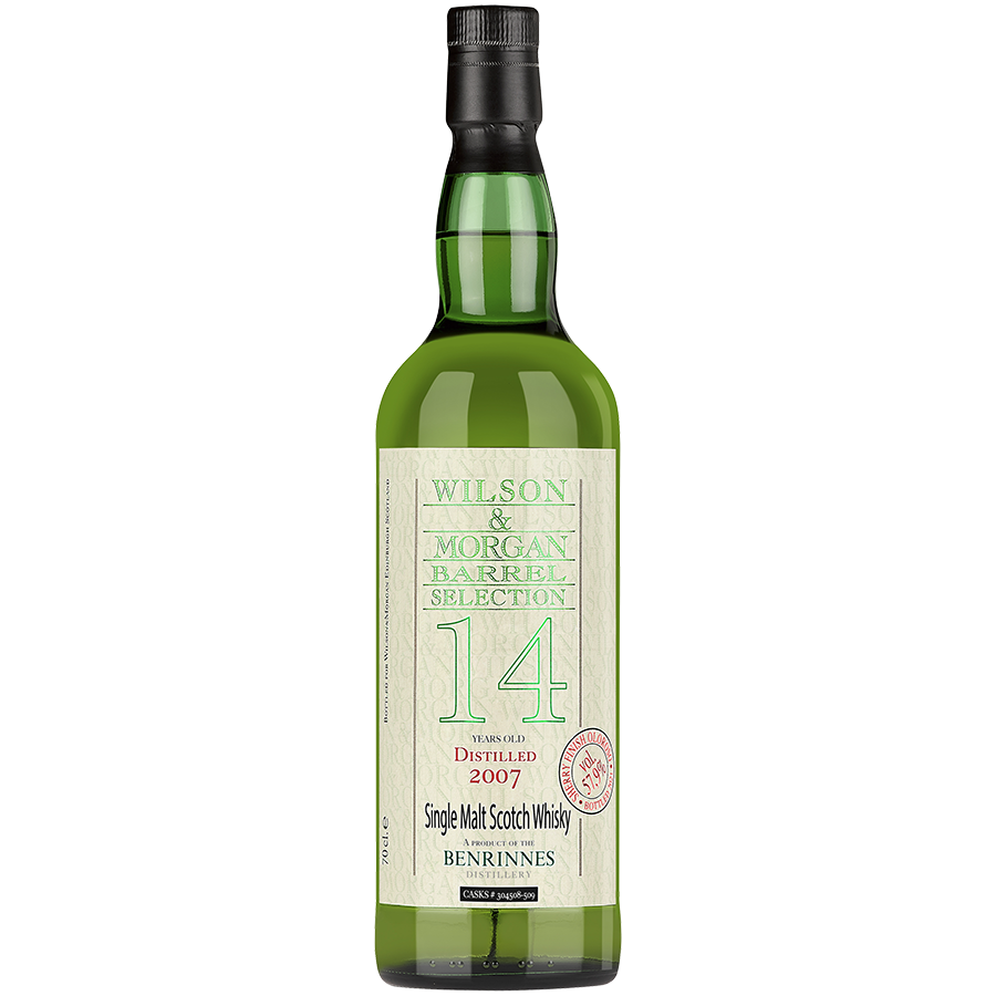 Benrinnes 14 Jahre (2007-21) Sherry Finish Oloroso, 57,9% 0,7 ltr. Scotch Whisky Wilson & Morgan