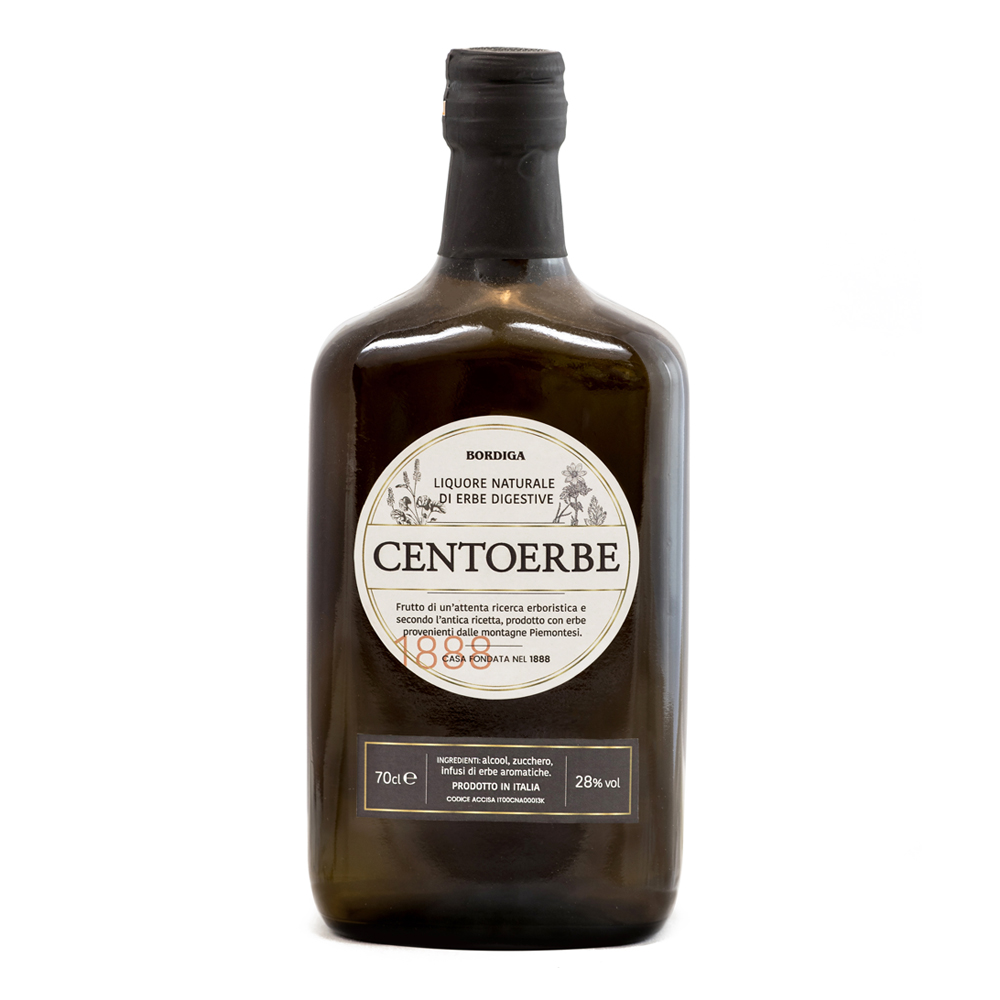 Bordiga Amaro Centoerbe / 28% Vol. 0,7 ltr. / natürlicher Kräuterlikör