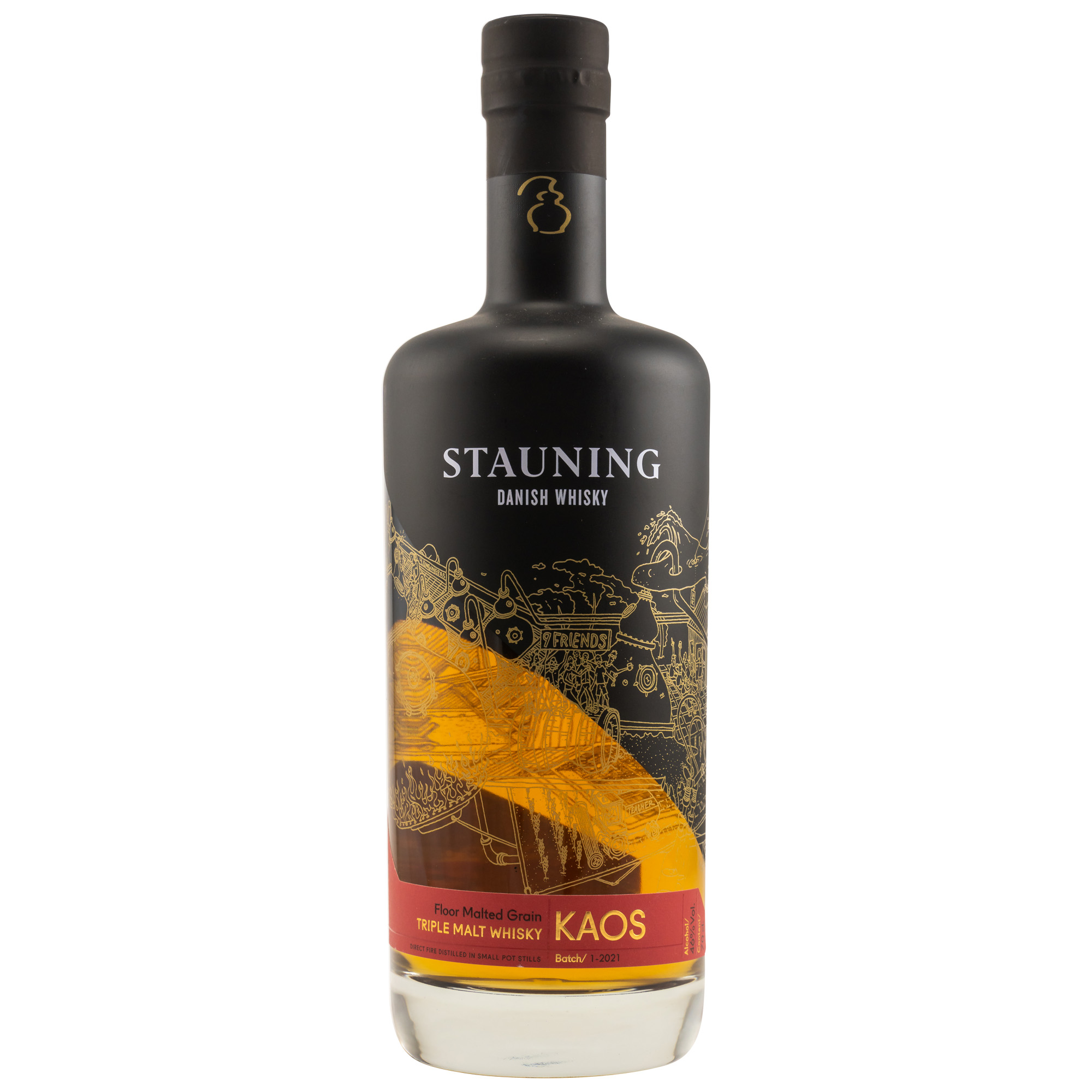 Stauning KAOS Danish Whisky / 46% Vol. 0,7 ltr. Danish Whisky