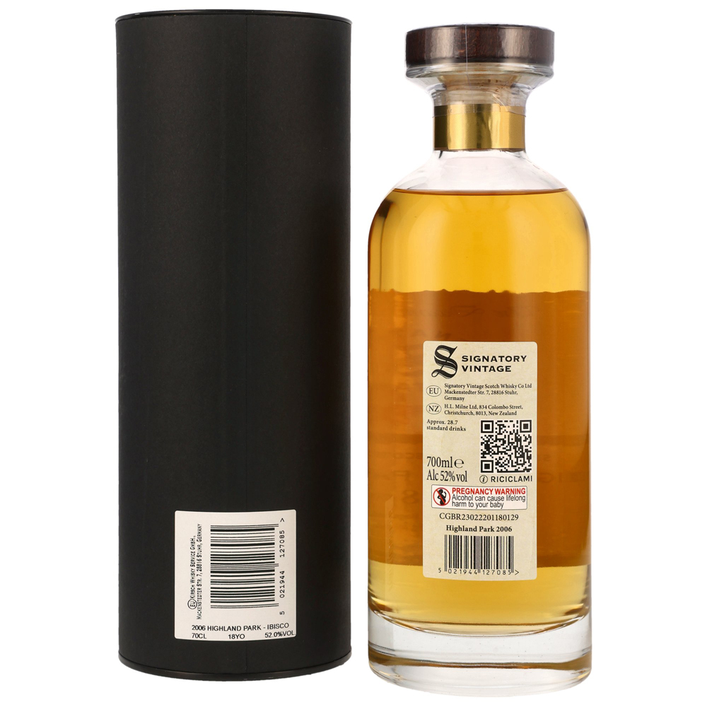 Highlandpark 2006-2024 / 18 Jahre / Ibisco Decanter Collection / 52% 0,7l
