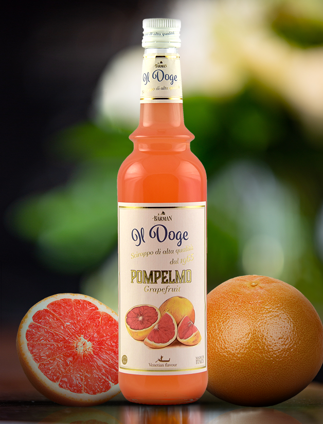 Il Doge Sirup Grapefruit / 0,7 ltr. Alkoholfrei / Glutenfrei / Halal