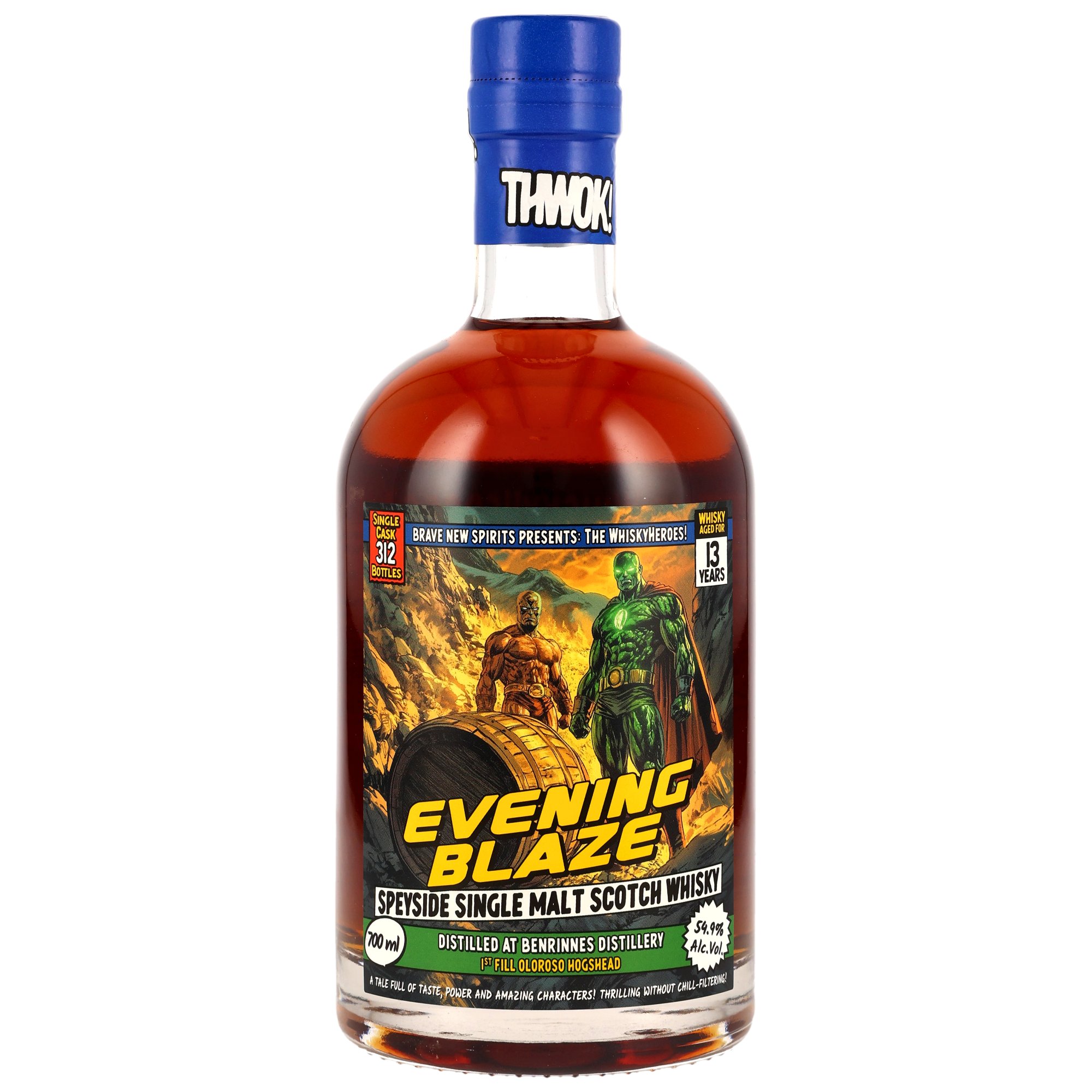 Benrinnes 13 Jahre / Evening Blaze / Brave New Spirits / 54,9% 0,7l / Whisky Heroes