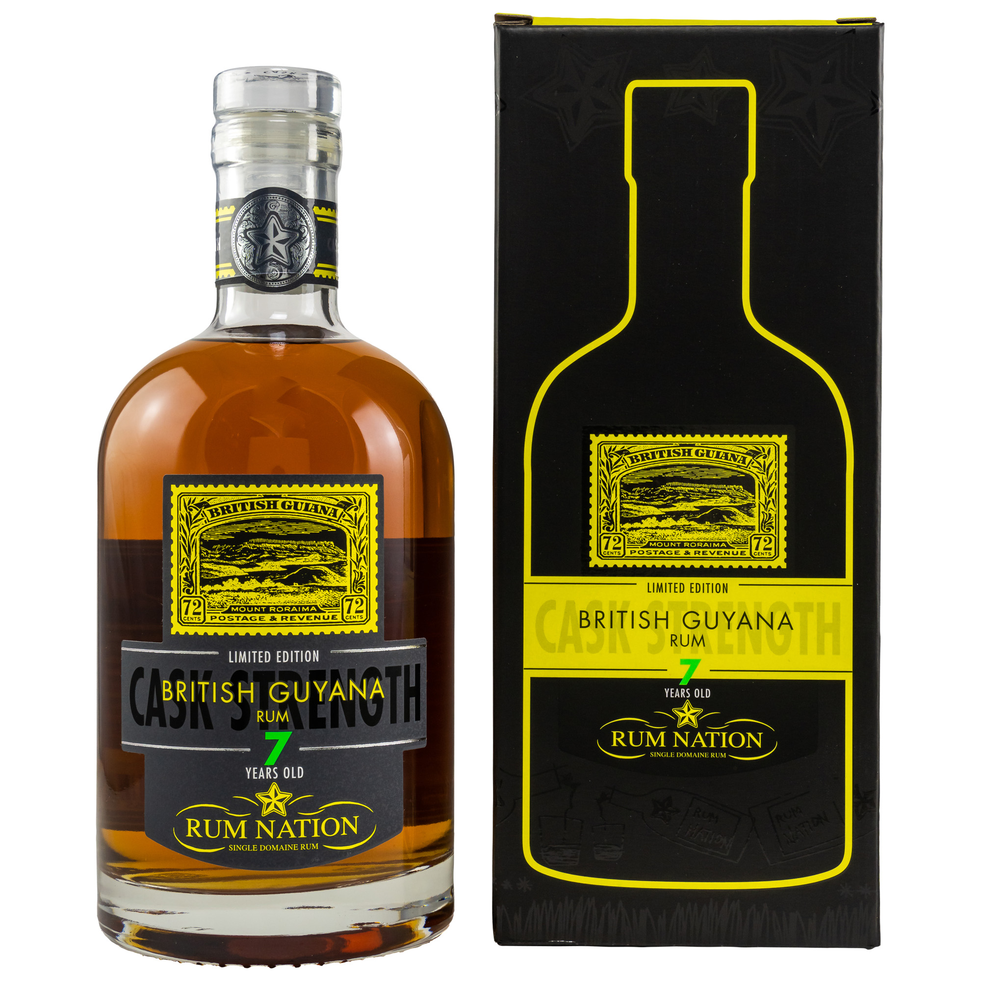 Rum Nation British Guyana 7 Jahre Cask Strength, 59% Vol. 0,7 ltr. 