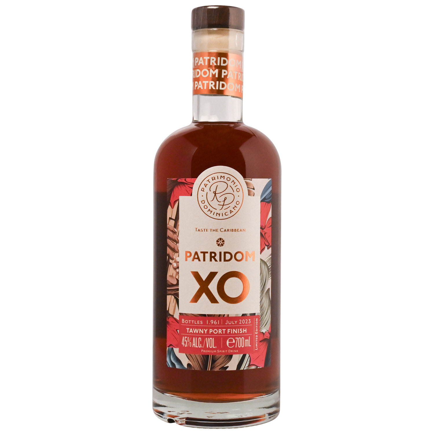 Patridom XO Ltd. Tawny Port Cask Finished Rum / 45% Vol. 0,7ltr. / Dominikanische Republik