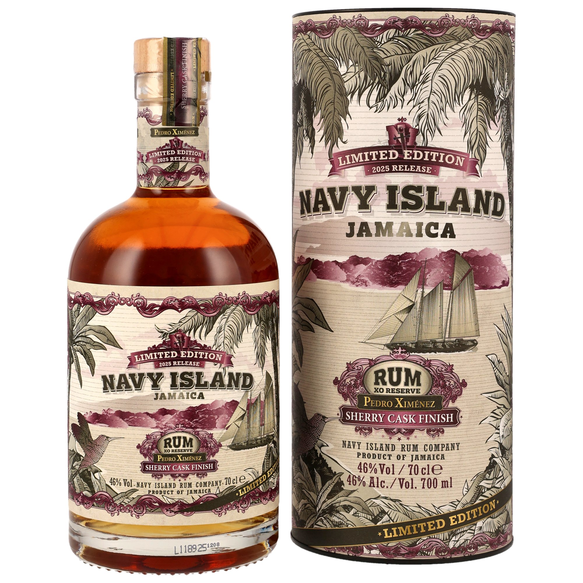 Navy Island XO Reserve / PX Sherry Cask Finish / Jamaica Rum / 46% 0,7 ltr. (2025 Edition)