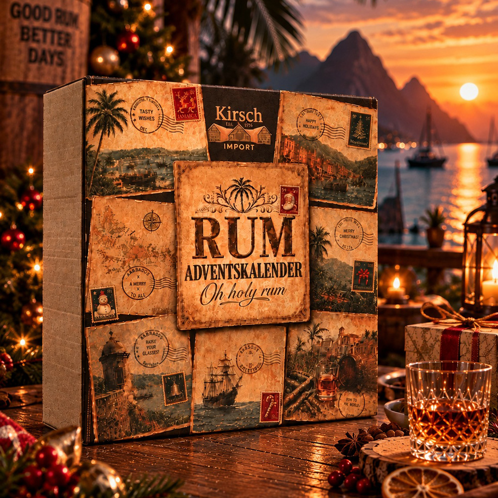 Oh Holy Rum Adventskalender 2026 / 44,8% Vol. / 24 x 20 ml. / incl. Tasting Glas
