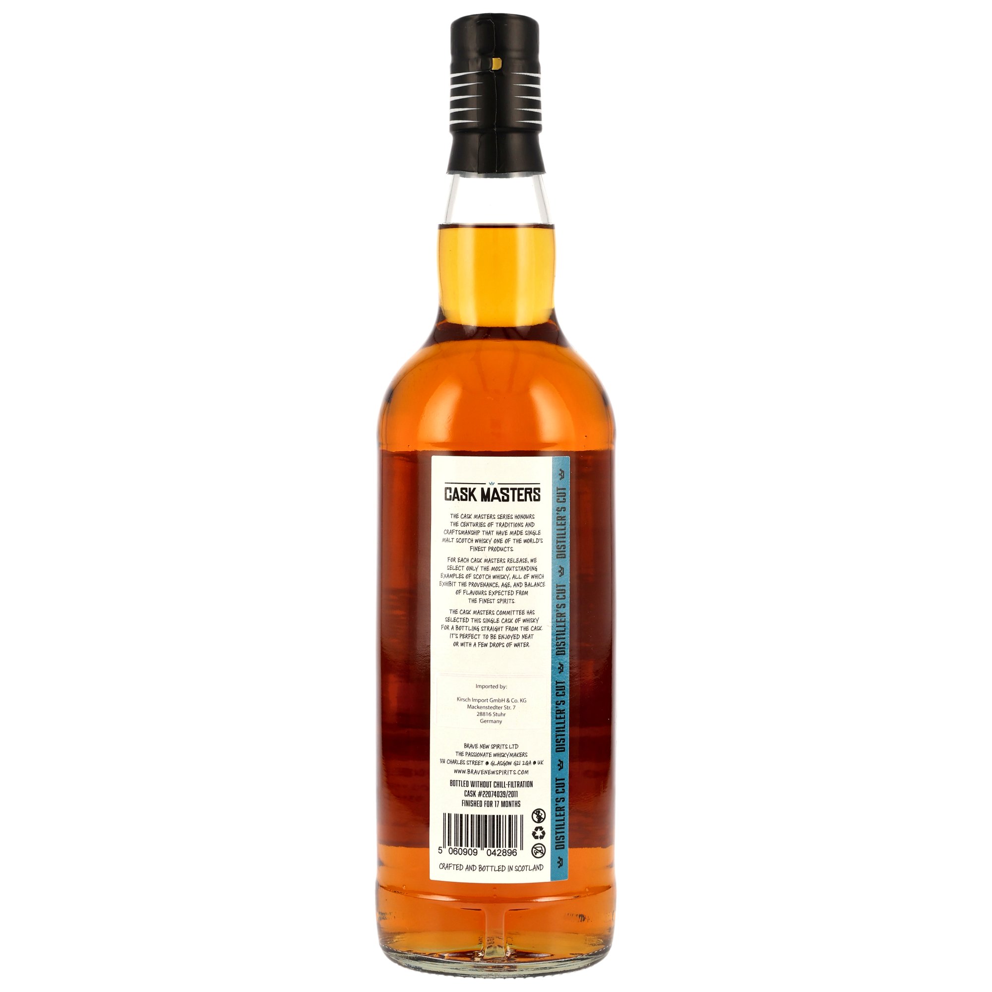 Auchroisk 2011-2025 / 13 Jahre 1st Fill Oloroso Barrique #22074039/2011 Cask Masters / Brave New Spirits / 56,6% 0,7l