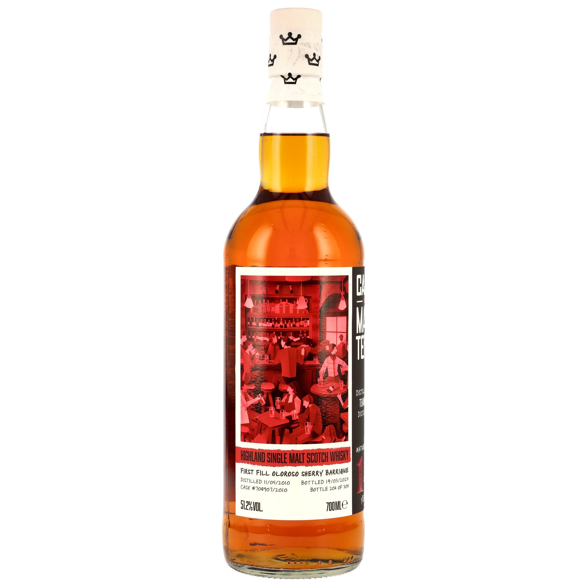 Teaninich 2010-2025 / 14Jahre 1st Fill Sherry Barrique #708907-2010 Cask Masters / Brave New Spirits / 51,2% 0,7l 