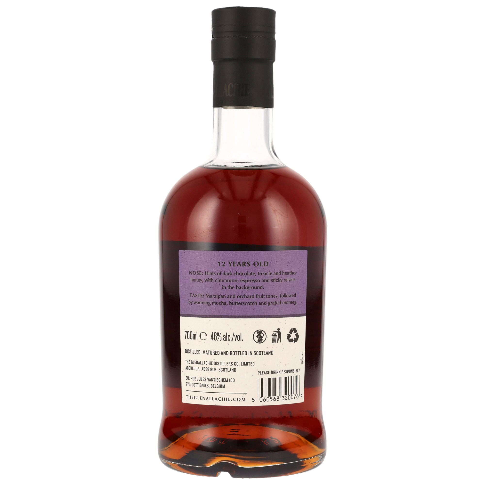 GlenAllachie 12 Jahre / 46% 0,7 ltr. / Speyside Single Malt Scotch Whisky 