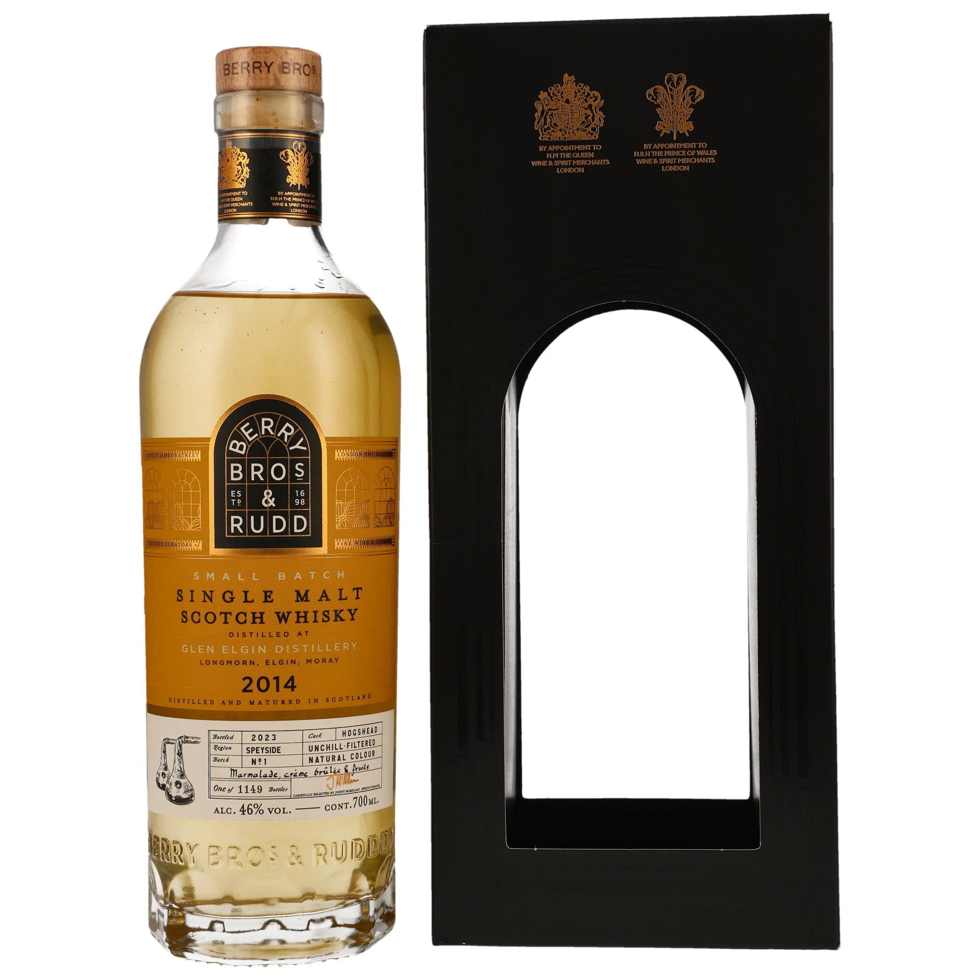 Glen Elgin 2014-2023 / Small Batch No.1 Berry Bros. & Rudd / 46% 0,7l