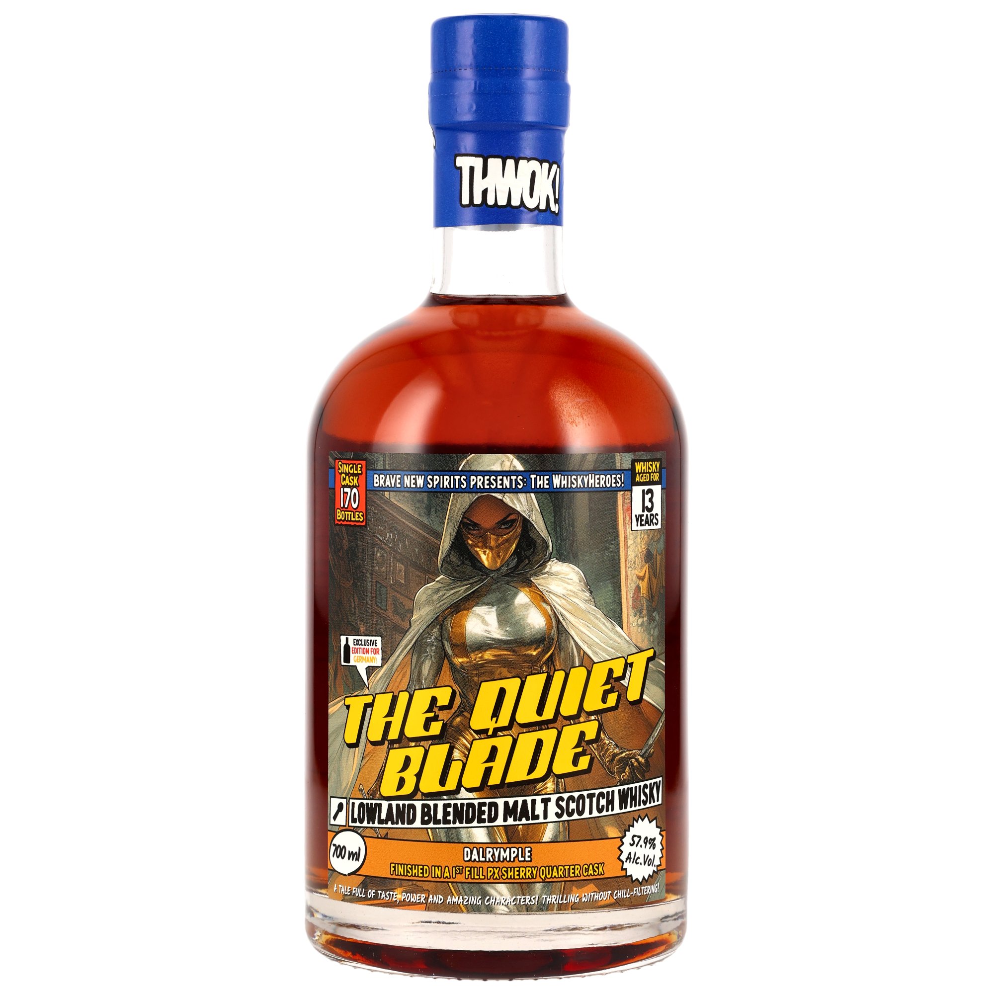 Dalrymple 13 Jahre / The Quiet Blade / Whisky Heroes  / Brave New Spirits / 57,9% 0,7l 