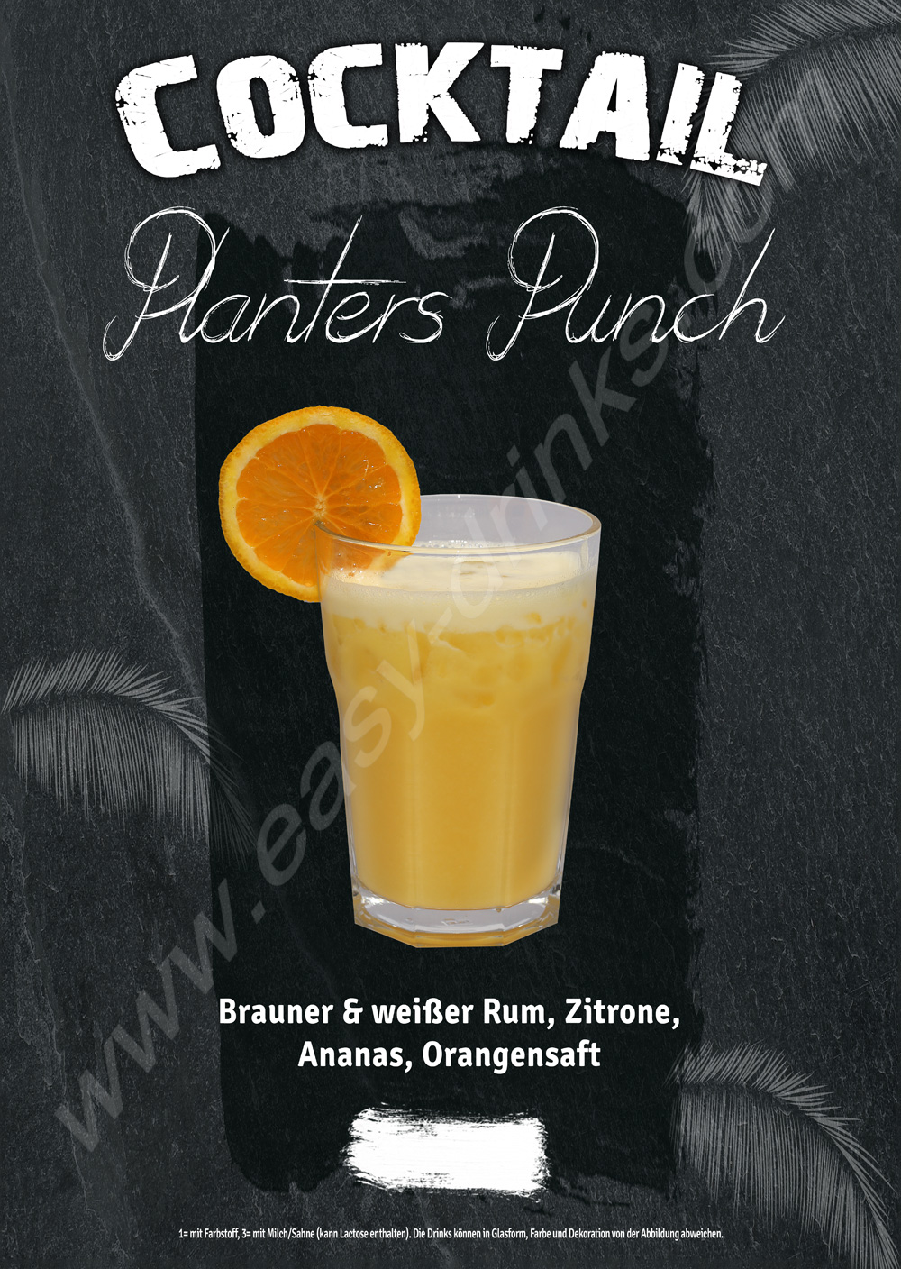 Planters Punch / Fertigcocktail / 28% Vol. 0,7 ltr. / easy drinks