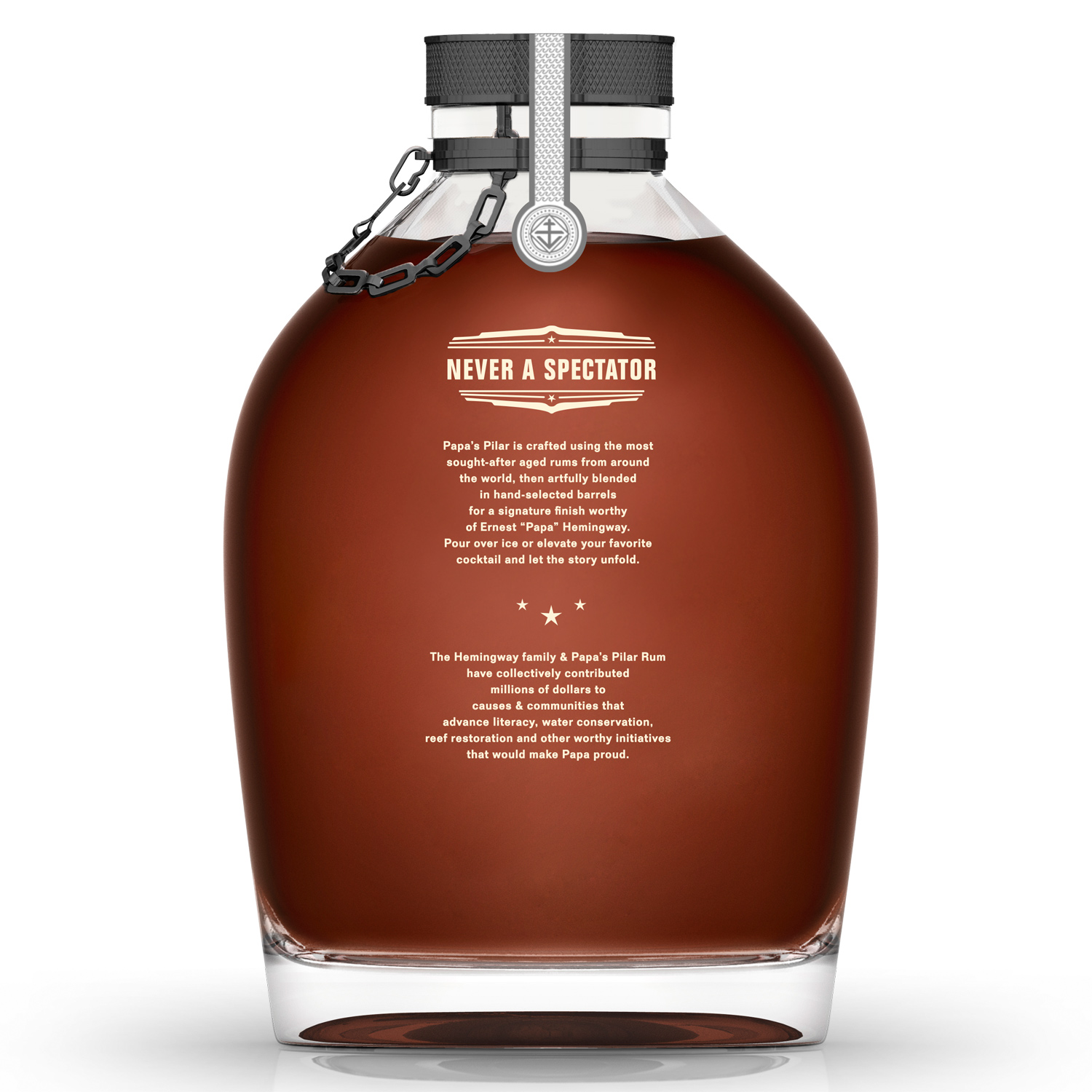 Papa´s Pilar Dark Rum 43% Vol. 0,7 ltr.  