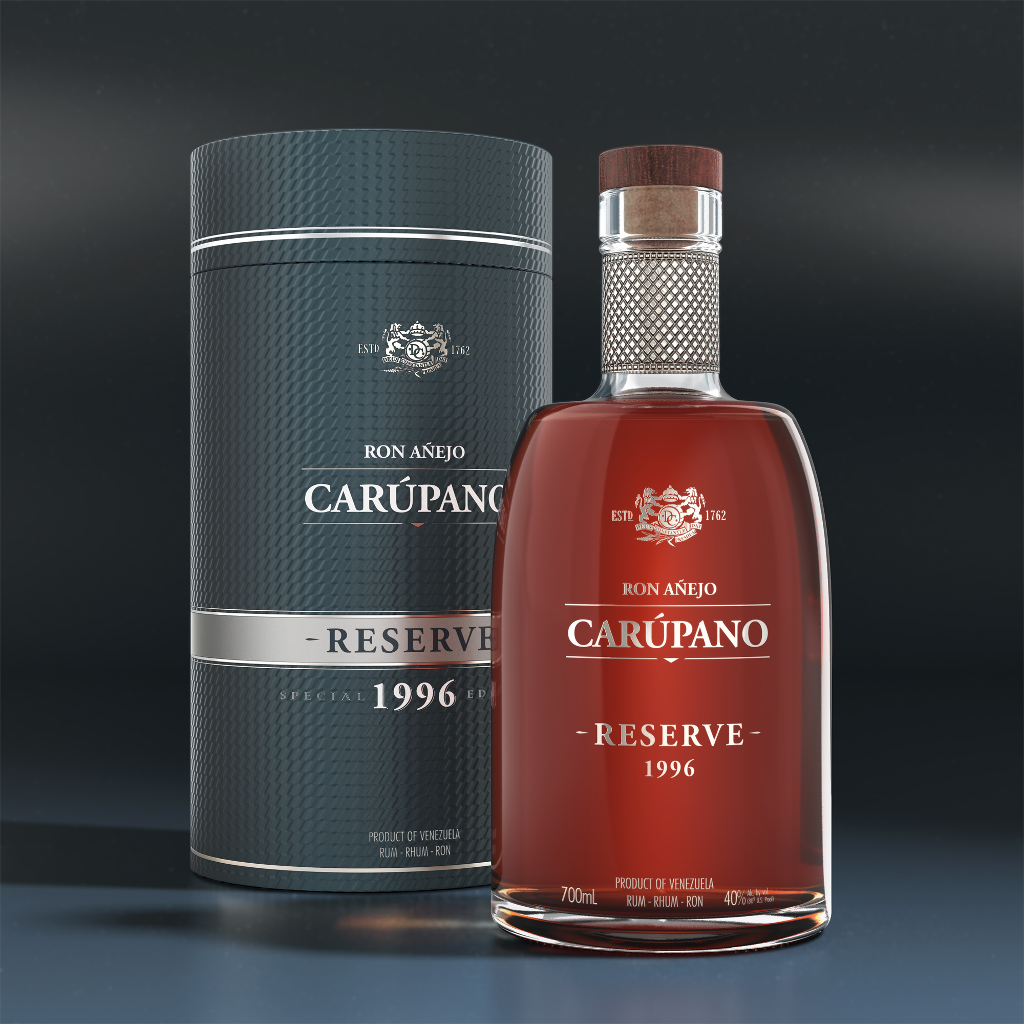 Ron Carupano - Reserve - 1996, 40% Vol. 0,7 ltr. XO-Rum aus Venezuela