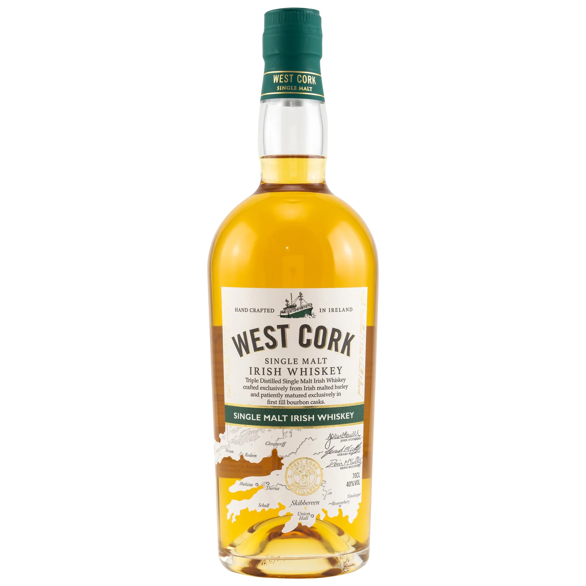 West Cork Single Malt Irish Whiskey / 40% Vol. 0,7 ltr. 