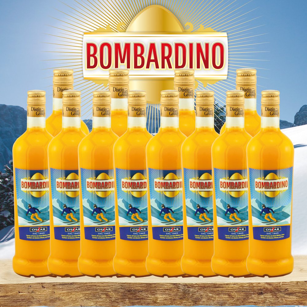 12 x 1,0 ltr. Oscar Bombardino im SPAR SET 