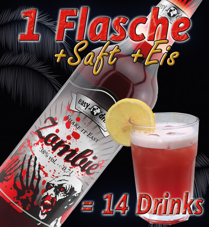 Zombie / Fertigcocktail / 38% Vol. 0,7 ltr. / easy drinks