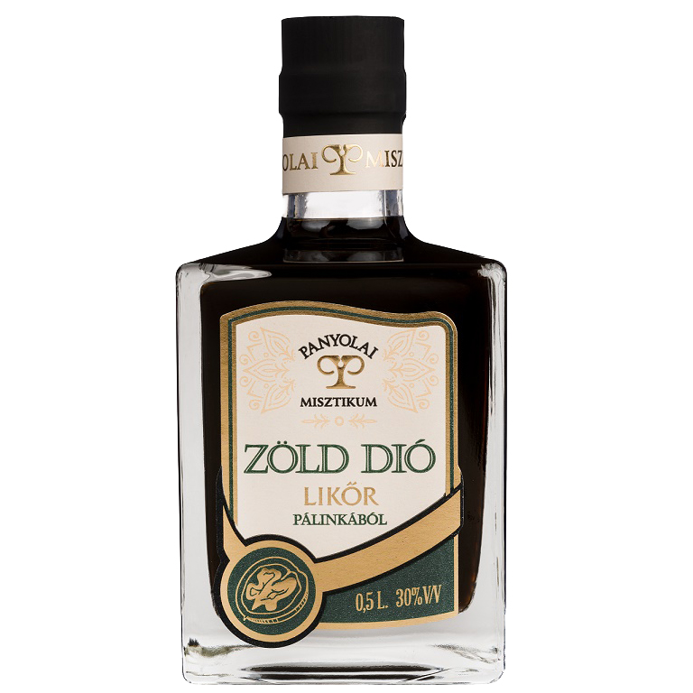Panyolai Mystic grüner Walnusslikör / Misztikum Zöld Dio, 30% Vol. 0,5 ltr.