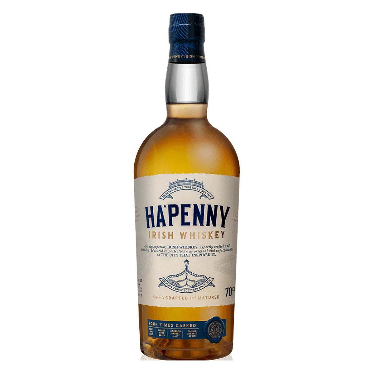 HA´PENNY Original Irish Whiskey Four Cask / 43% Vol. / 0,7 ltr. 