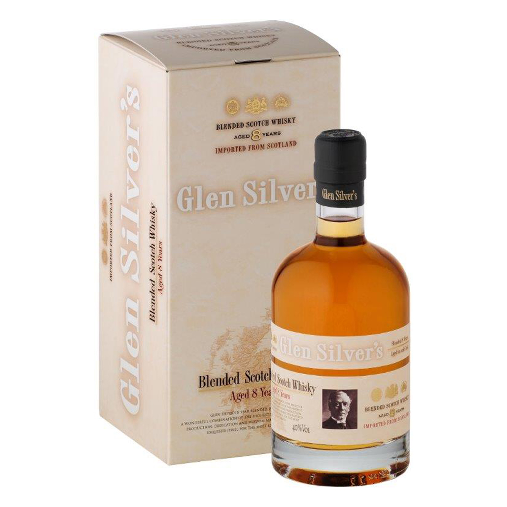 Glen Silvers 8 Jahre, blend. Malt Scotch Whisky, 40% Vol. 0,7 ltr. 