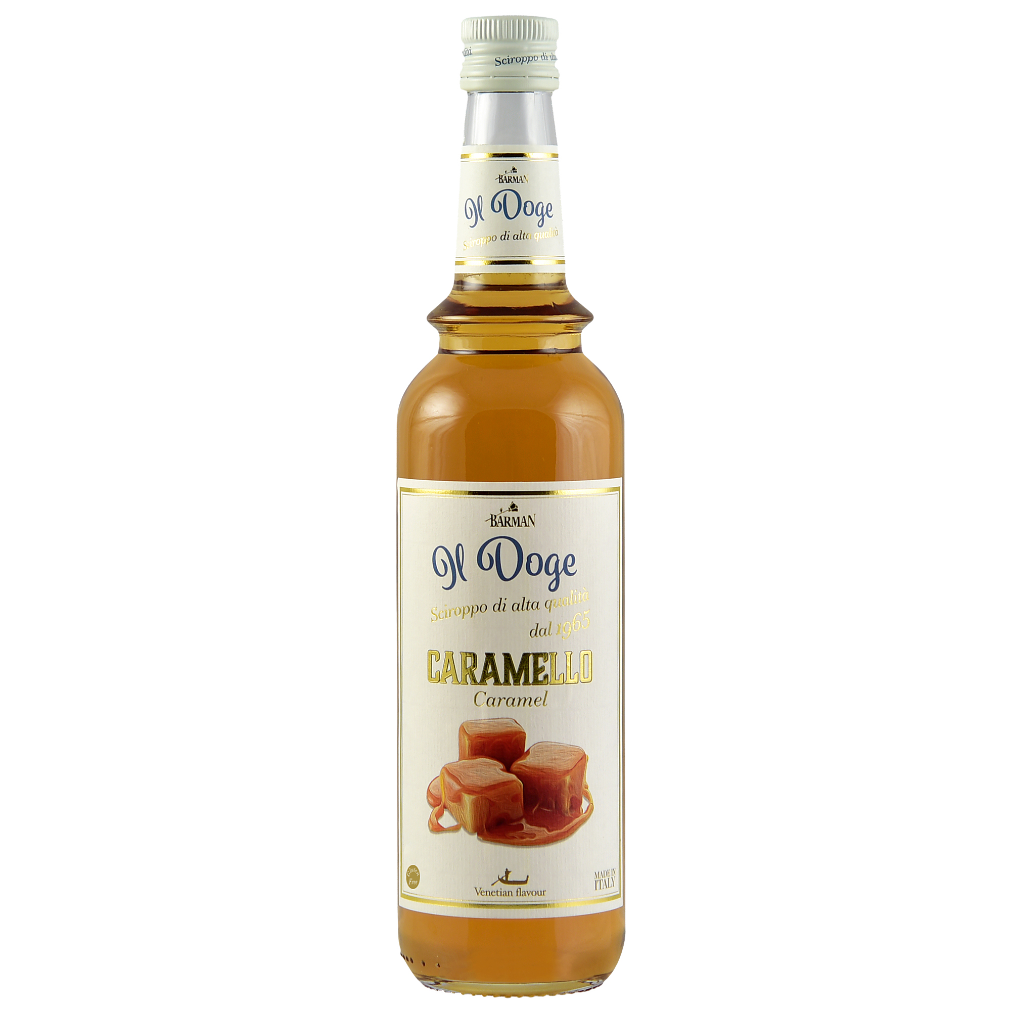 Il Doge Sirup Karamell - Caramel / 0,7 ltr. Alkoholfrei / Glutenfrei / Halal